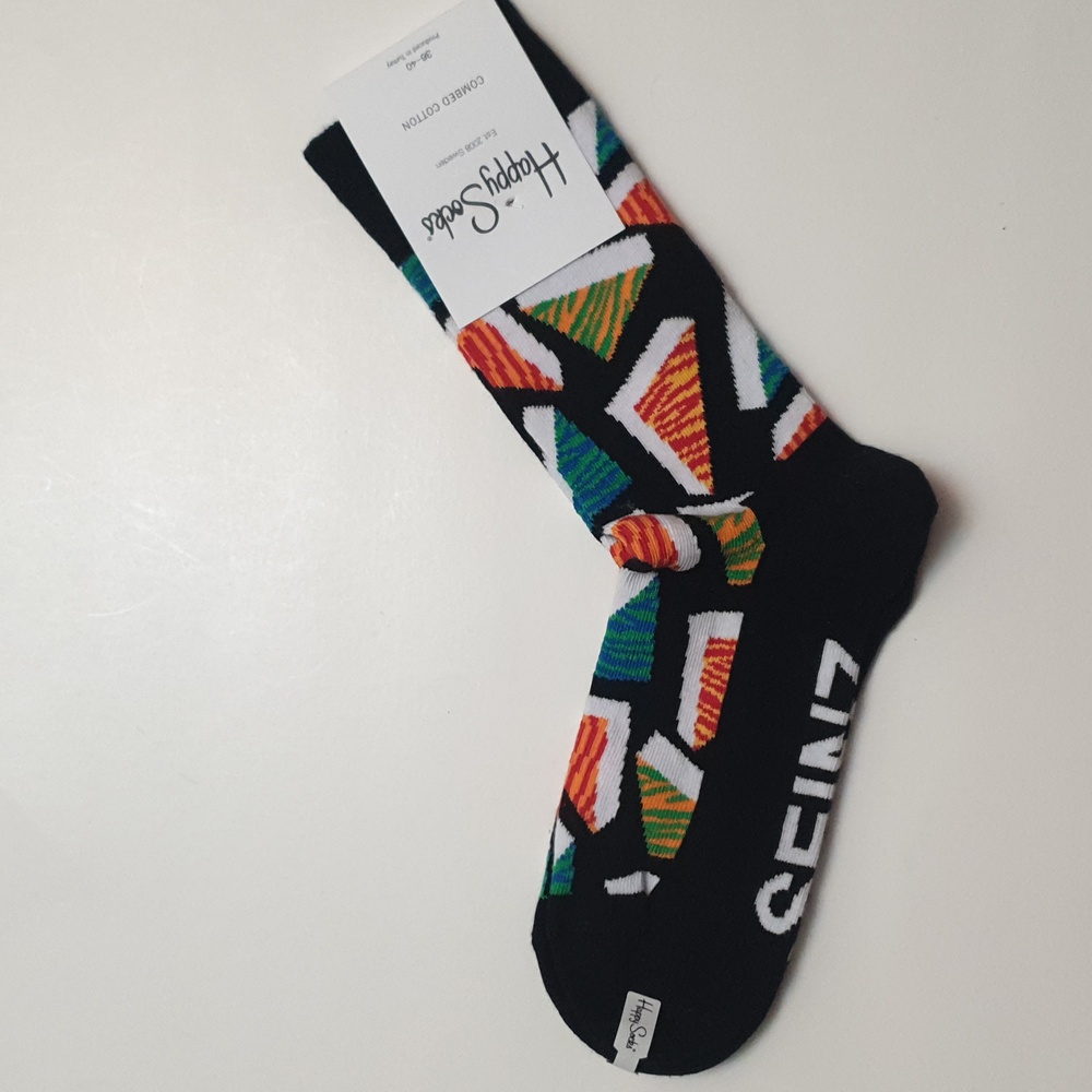 Happy Socks Women Socks EU 36-40, US 5.5 - 9.5 Brand New Combed Cotton #60